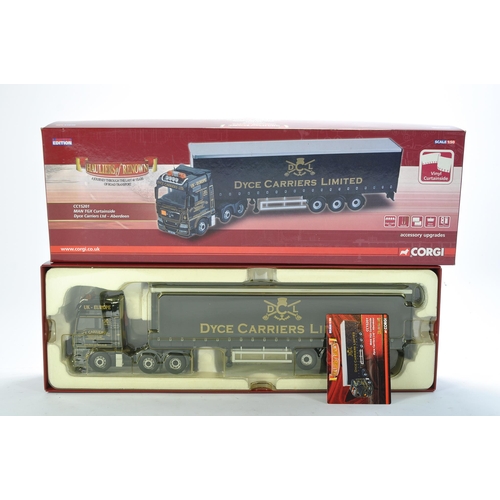 82 - Corgi 1/50 Diecast Model Truck issue comprising No. CC15201 MAN TGX Curtainside in the livery of Dyc... 