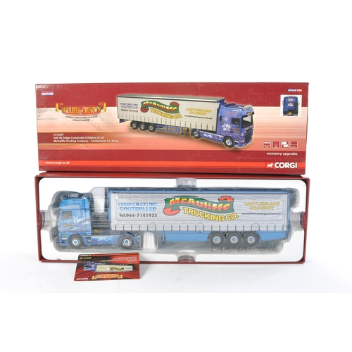 87 - Corgi 1/50 Diecast Model Truck issue comprising No. CC13247 DAF 95 Fridge Trailer in the livery of M... 