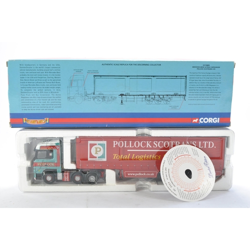 98 - Corgi 1/50 Diecast Model Truck issue comprising no. CC13809 Mercedes Benz Curtainside in the livery ... 