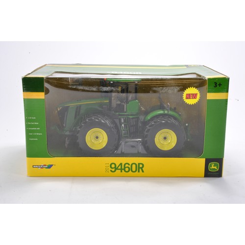 129 - Farm model interest comprising Britains 1/32 John Deere 9460R Tractor. Looks to be excellent and wit... 