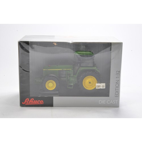 145 - Farm model interest comprising Schuco 1/32 John Deere 4955 Tractor. Looks to be excellent and withou... 