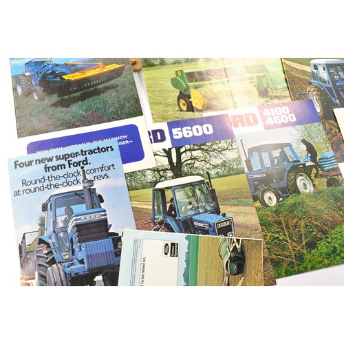 178 - Tractor and Farm Literature comprising various Ford Tractor Brochures (excellent condition) and some... 