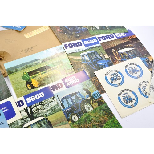 178 - Tractor and Farm Literature comprising various Ford Tractor Brochures (excellent condition) and some... 