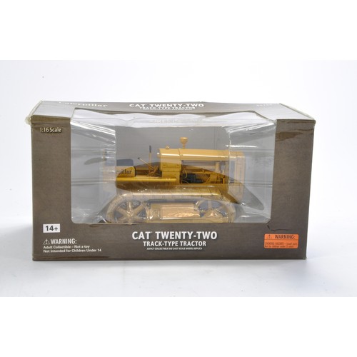 185 - Norscot 1/16 Caterpillar Twenty Two Track Type Tractor. Looks to be without fault in original box.