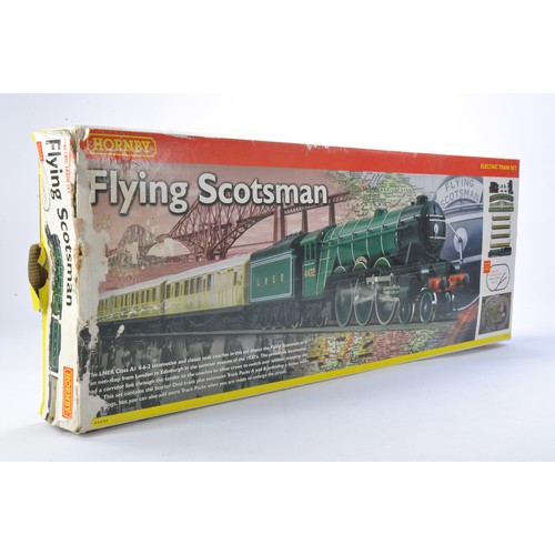 249 - Model Railway Comprising Hornby No. R1039 The Flying Scotsman Electric Train Set. Looks To Be Excell... 