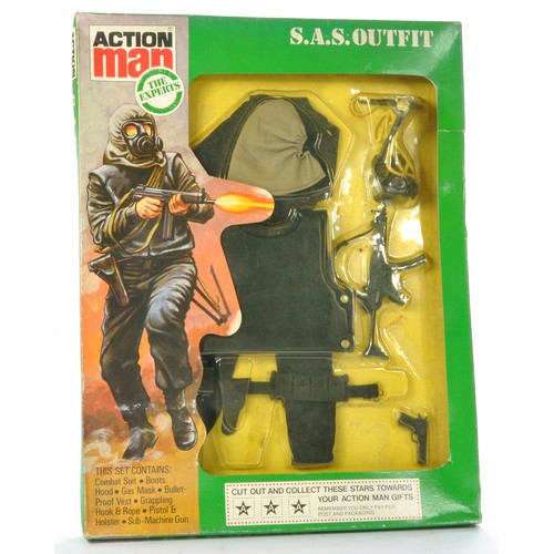 Palitoy Action Man comprising 'The Experts' SAS Outfit. TOLTOYS EXPORT ISSUE. Complete with original packaging. Packaging looks to be very good with minor wear.