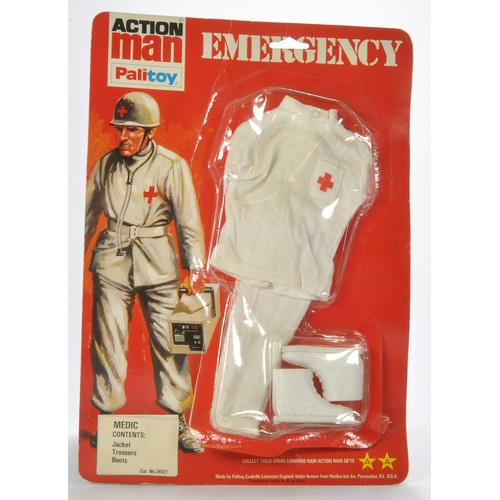 342 - Palitoy Action Man comprising Emergency Series No. 34521 Medic. Complete but not sealed, card fair t... 