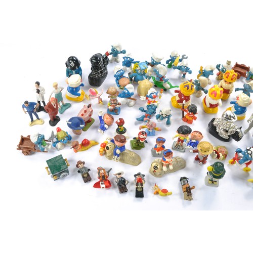 371 - An interesting assortment of plastic figures including various themes to include Magic Roundabout, S... 