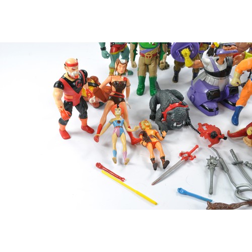 386 - LJN Vintage Group of Original Thundercats Plastic Figures as shown. A very impressive collection, li... 