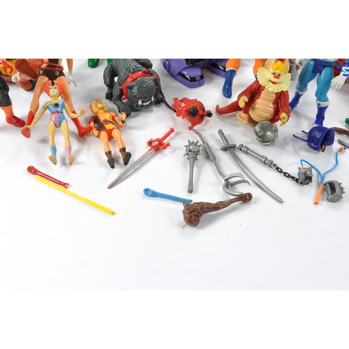 386 - LJN Vintage Group of Original Thundercats Plastic Figures as shown. A very impressive collection, li... 