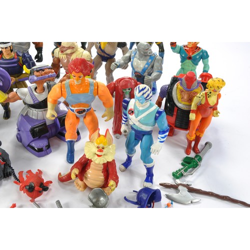 386 - LJN Vintage Group of Original Thundercats Plastic Figures as shown. A very impressive collection, li... 