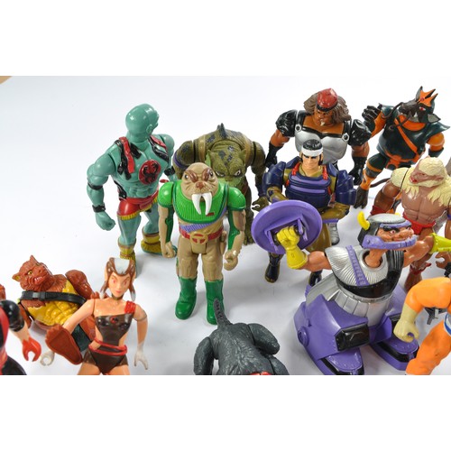 386 - LJN Vintage Group of Original Thundercats Plastic Figures as shown. A very impressive collection, li... 