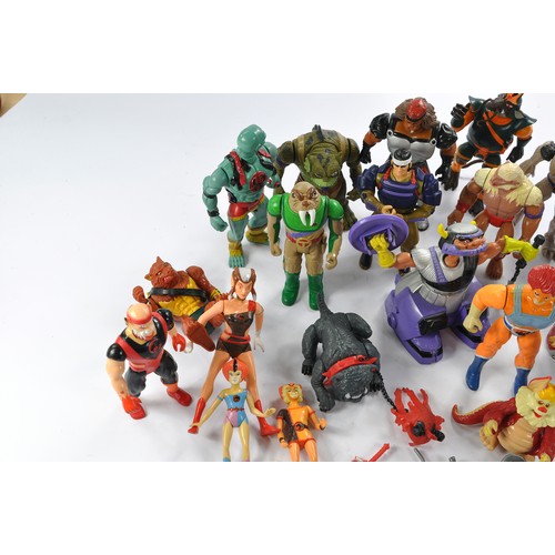 386 - LJN Vintage Group of Original Thundercats Plastic Figures as shown. A very impressive collection, li... 