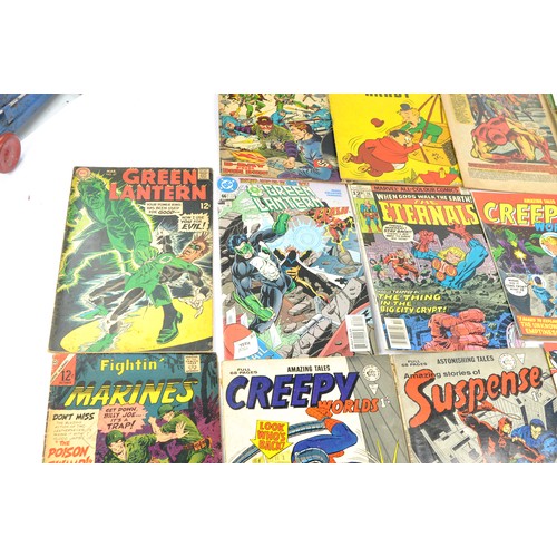 422 - Group of Vintage Comics Comprising Amazing Tales No. 159, The Eternals No. 2334, Green Lantern No. 6... 