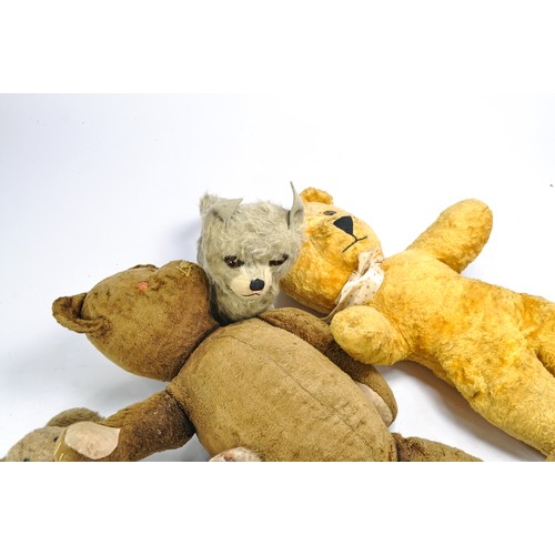 488 - Collection of Vintage Bears in fair to good condition.