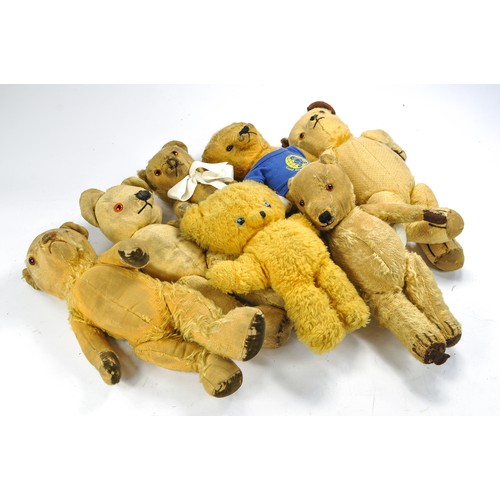 488 - Collection of Vintage Bears in fair to good condition.