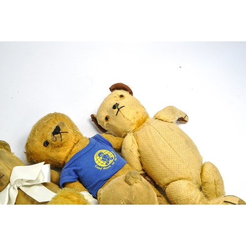 488 - Collection of Vintage Bears in fair to good condition.