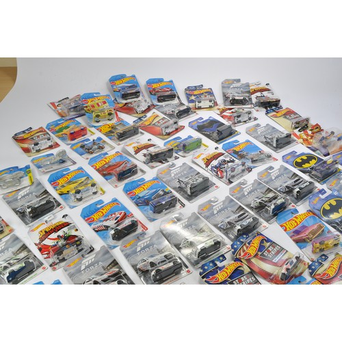 587 - A group of approx 52 Carded Hot Wheels Diecast issues, all look to be as new and factory sealed. Ser... 