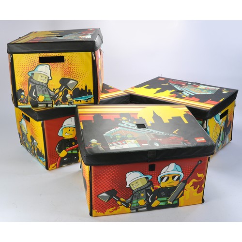 623 - Lego 'zip' Storage Boxes x 4, as shown.