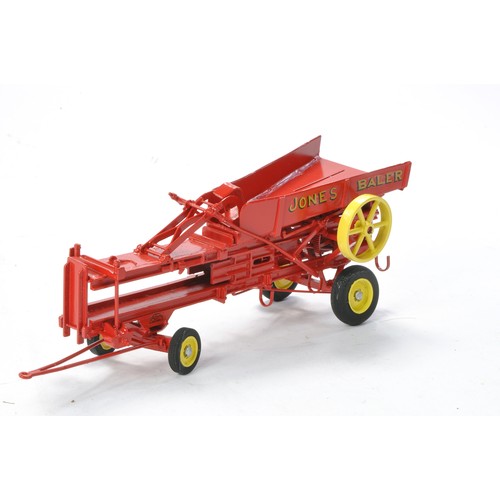 39 - G&M Originals 1/32 hand built farm issue comprising Jones Baler. Complete with bales, model looks to... 