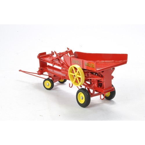 39 - G&M Originals 1/32 hand built farm issue comprising Jones Baler. Complete with bales, model looks to... 