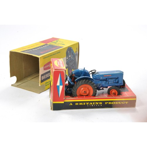 43 - Britains 1/32 farm issue comprising No. 172F Fordson Super Major Diesel Tractor. Generally very good... 