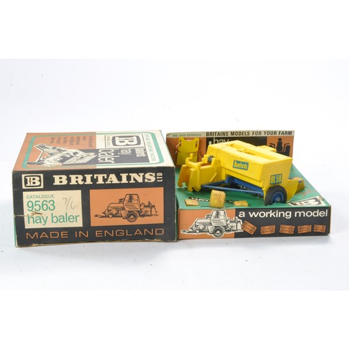 81 - Britains Farm 1/32 issue comprising No. 9563 Bamfords Hay Baler. Generally excellent, complete and w... 