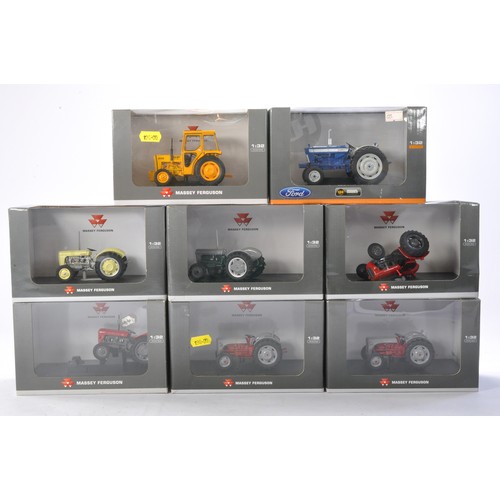 90 - Universal Hobbies group of 1/32 Eight Tractor issues. Some loose in boxes and with damage but genera... 