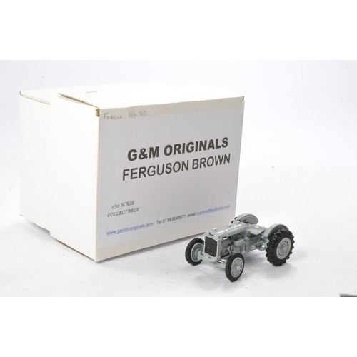 96 - G&M Originals 1/32 Hand Built issue comprising Ferguson Brown Tractor. Limited Edition is excellent ... 