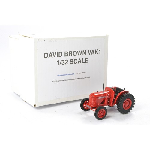 97 - G&M Originals 1/32 Hand Built issue comprising David Brown Cropmaster Tractor. Limited Edition is ex... 