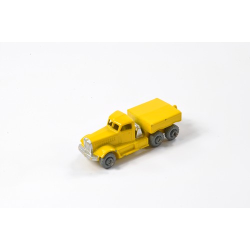 232 - Matchbox Regular Wheels No. 15a Diamond T Prime Mover. Yellow with silver trim. Generally very good ... 