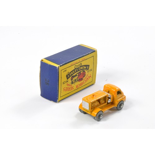 257 - Matchbox Regular Wheels comprising No. 28a Bedford Compressor Truck. Gloss orange / yellow with meta... 