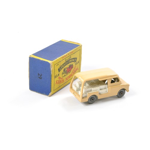 258 - Matchbox Regular Wheels comprising No. 29a Bedford Milk Float. Light tan with metal wheels, silver t... 