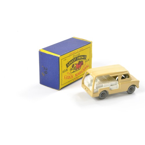 259 - Matchbox Regular Wheels comprising No. 29a Bedford Milk Float. Light tan with metal wheels, silver t... 