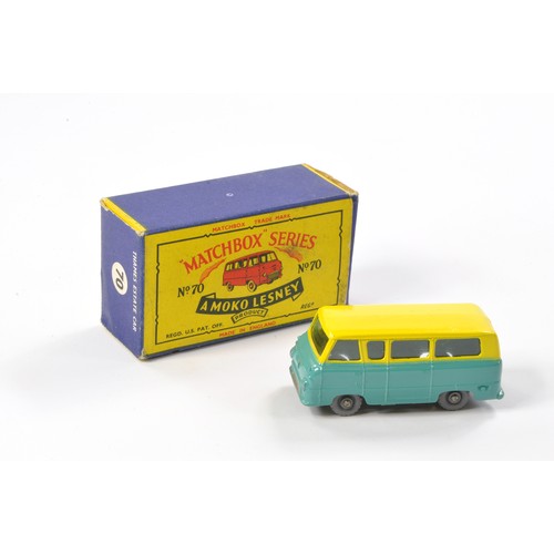 265 - Matchbox Regular Wheels comprising No. 70a Ford Thames Estate Car. Green / Yellow with black base. G... 