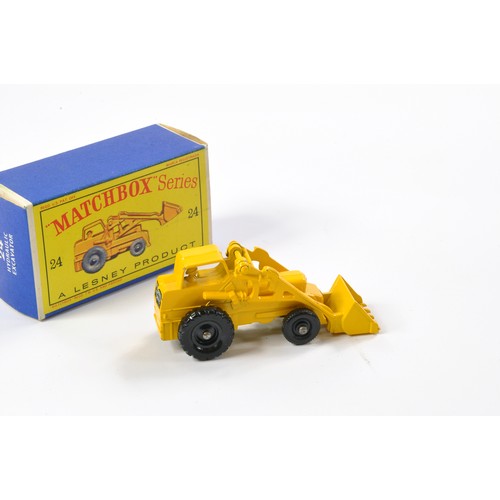 289 - Matchbox Regular Wheels comprising No. 24b Weatherill Excavator. Yellow with black plastic wheels. G... 