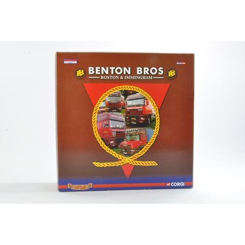 120 - Corgi Model Truck Set Issue comprising No. CC99173 Scania T Topline, DAF XF Super Space Cab, Scania ... 