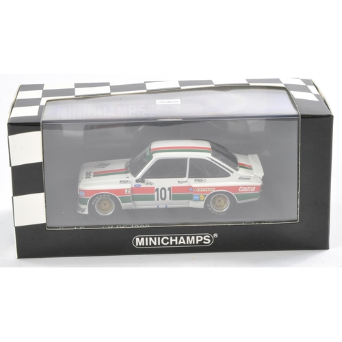 134 - Minichamps Model Cars 1/43 Ford Escort II Rs 1800. Limited Edition 1 of 1008.  Excellent And Not Pre... 