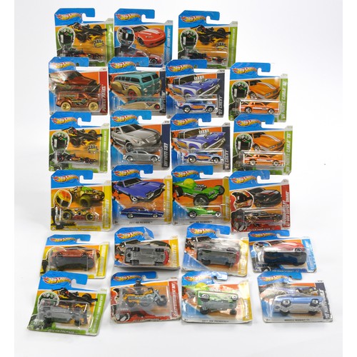 361 - Hot wheels comprising Twenty Three carded issues as shown. Generally excellent, some cards with stor... 