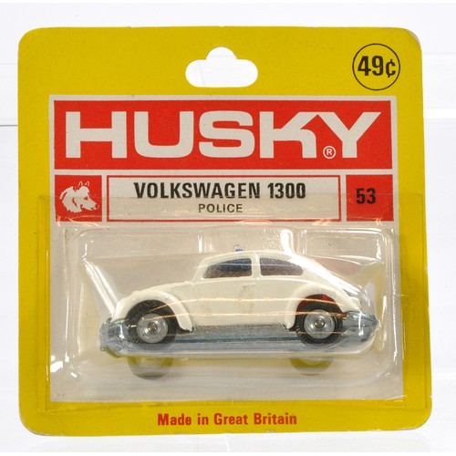 370 - Husky Models Export Carded Blister comprising No. 53 Volkswagen 1300 Police. Very Good to Excellent,... 