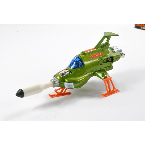 388 - Dinky No. 351 UFO Shado Interceptor. Green body, chrome interior with dark blue windscreen. Orange l... 