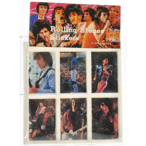 423 - Rolling Stones Official carded sticker pack. Unused.