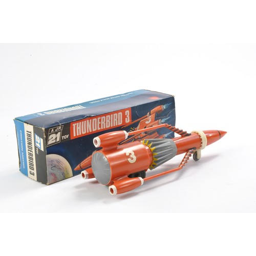 427 - J Rosenthal Toys / JR 21 Gerry Anderson's Thunderbird 3 Plastic Friction Driven issue. Generally exc... 