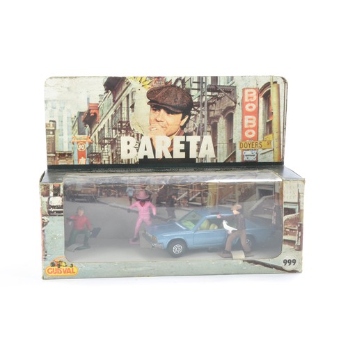 437 - Guisval Set no. 999 comprising Bareta diorama presentation with car and figures. Excellent and secur... 