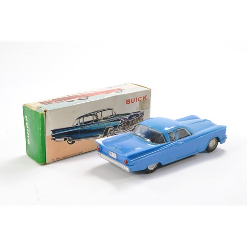 449 - Empire Made Plastic Friction Driven Buick. Good to very good in working order in good original box.