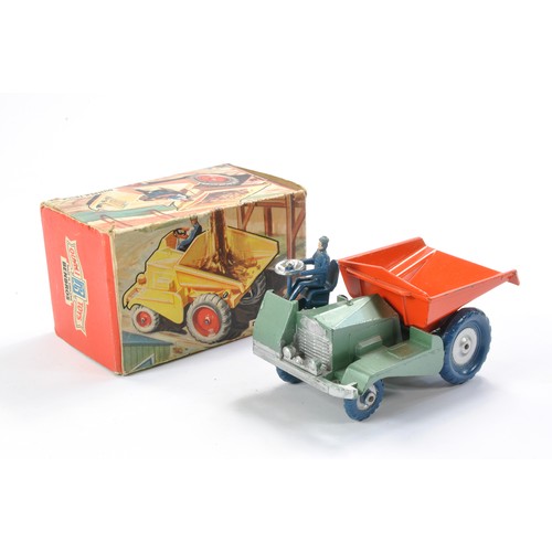 463 - Benbros Qualitoys Large Scale Dumper Truck in Orange, Green / Blue. Generally excellent and complete... 