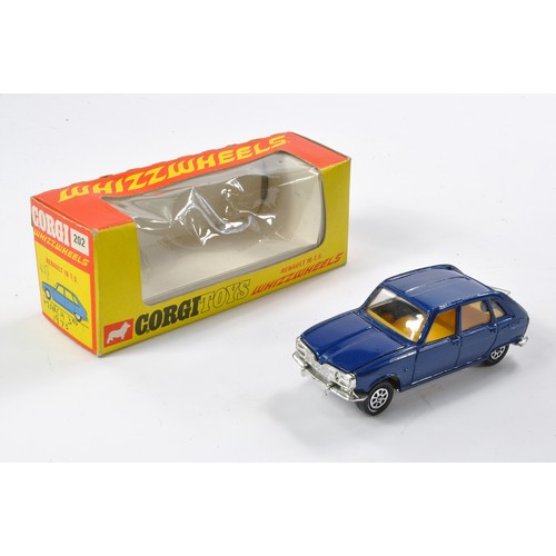 480 - Corgi No. 202 Renault 16 TS. Blue with Light Tan interior. Generally excellent albeit rear window lo... 