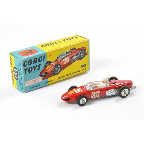 491 - Corgi No. 154 Ferrari Formula 1 Racing Car. Red, with racing number 36. Generally excellent, very li... 