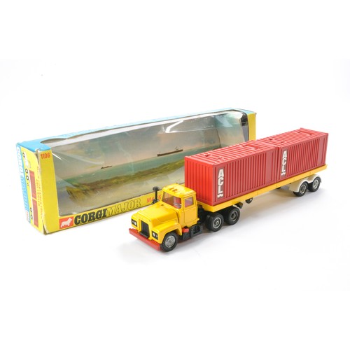 513 - Corgi Major No. 1106 Mack Container Truck and Trailer, ACL. Very good to excellent with the odd spec... 