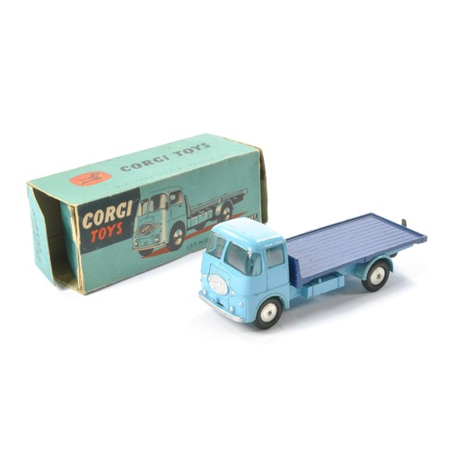 514 - Corgi No. 457 ERF Model 44G Platform Lorry. Two tone blue. Generally very good to excellent with the... 